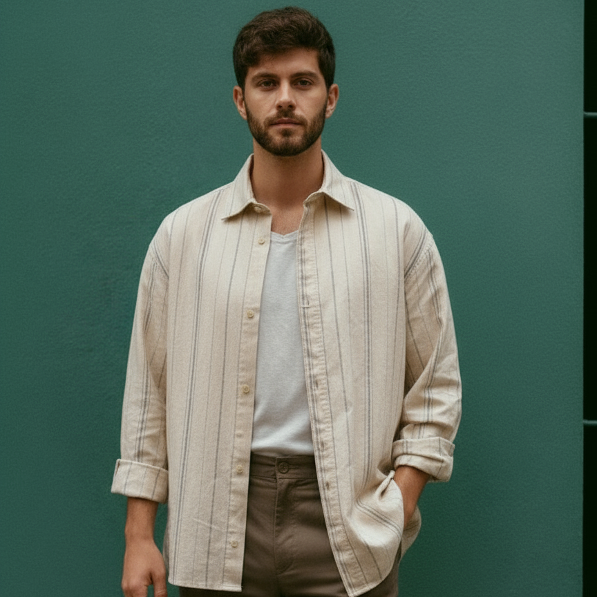 Coastal Breeze Linen Shirt