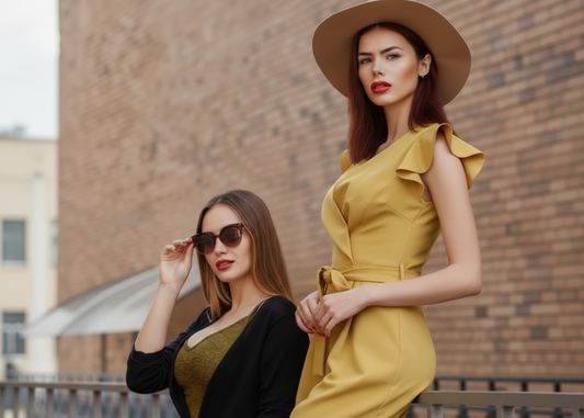 Emerald Elegance Wrap Dress