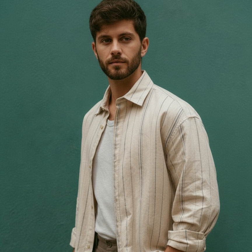 Coastal Breeze Linen Shirt