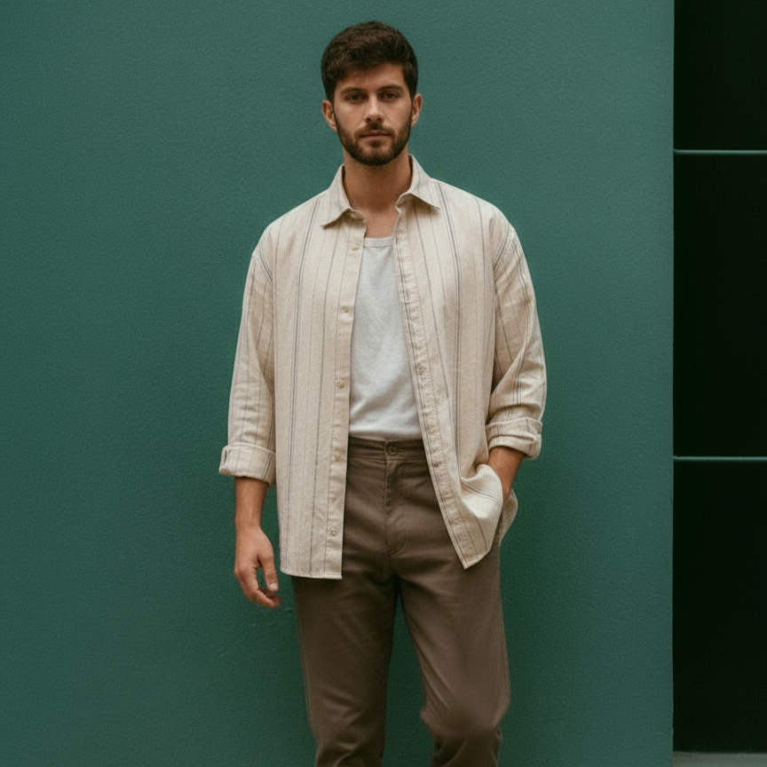 Coastal Breeze Linen Shirt