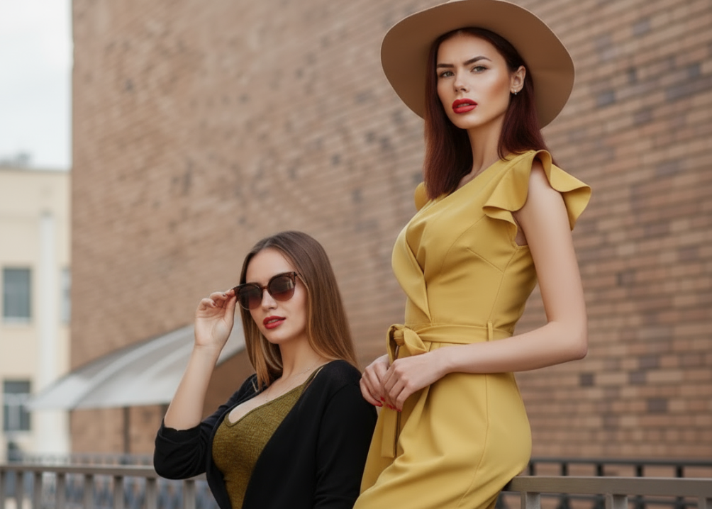 Emerald Elegance Wrap Dress